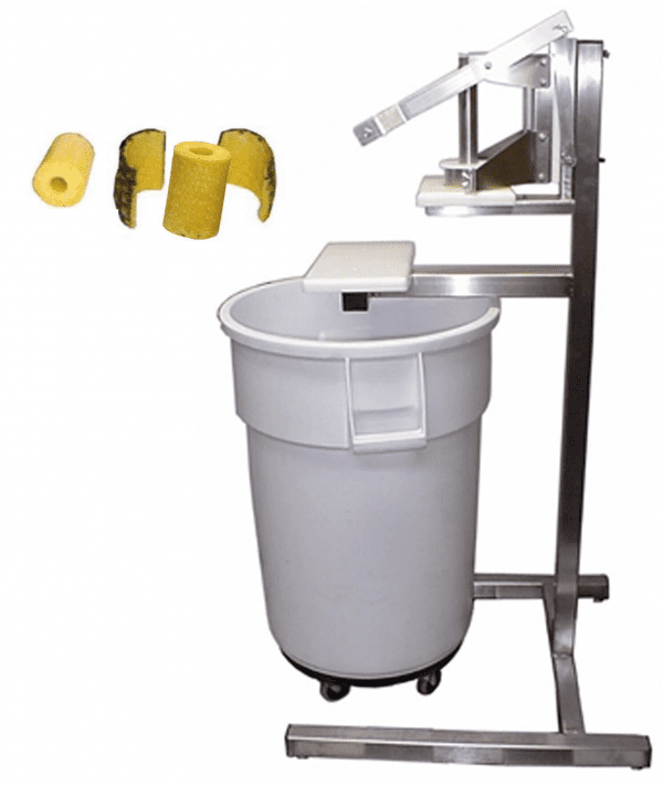 Pineapple Tube Corer / Ring Peeler Prep Station